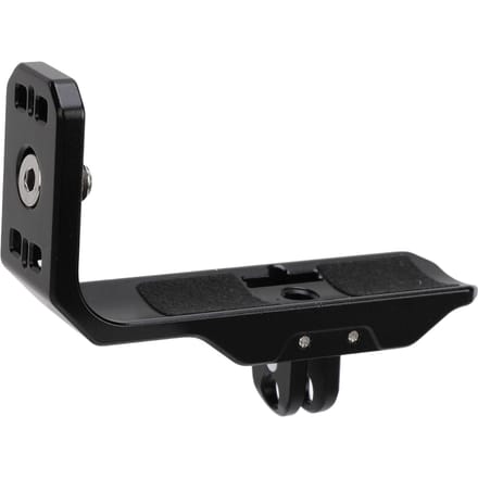 Actiecamera Horizontale Bevestiging 1/4 Inch Schroefgaten Uitbreidingspoorten Aluminiumlegering Horizontaal black