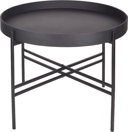 Bijzettafel Pasta | Mat Zwart - Matt Black | Large | Ø53 x H40 cm