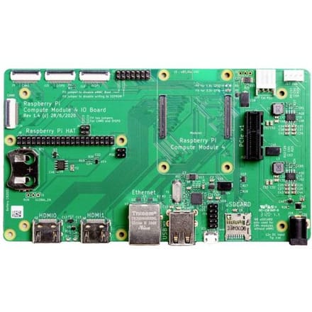 Raspberry Pi® RPI CM4 IO BOARD I/O module Geschikt voor serie: Raspberry Pi®