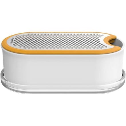 Fiskars Kaasrasp met Opvangbak - Blokrasp RVS - Rasp Incl. Bewaarbak - Vaatwasserbestendig