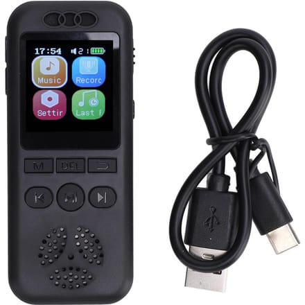 Digitale Voice Recorder Groot Kleurenscherm HD Ruisonderdrukking Digitale Voice Recorder