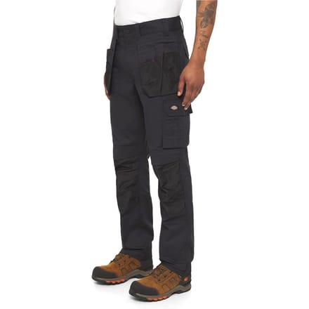 Dickies Multi Pocket Utility Polyester Zwarte Werkbroek voor Mannen