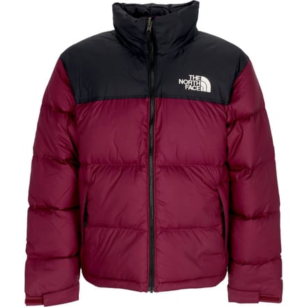 Heren donsjack 1996 Retro Nuptse Boysenberry/zwart