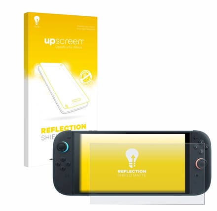 upscreen - Screenprotector voor Nintendo Switch 2 - Folie Beschermfolie anti glare matte