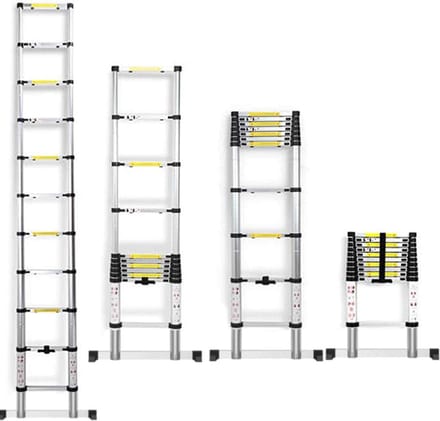 Stier - Telescopische Ladder - 3.8m - Lichtgewicht