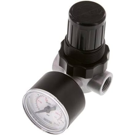 Drukregelaar G1/4'' 450l/min 0.5-10.0bar/7-145psi Zinkspuitgietstandaard 0