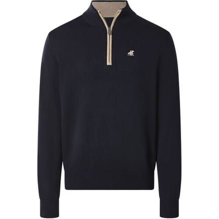 ESMARA MEN Gebreide heren trui (Marineblauw, M)