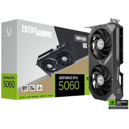 ZOTAC - Carte graphique gaming - GeForce RTX 5060 - Twin Edge OC - 8 Go