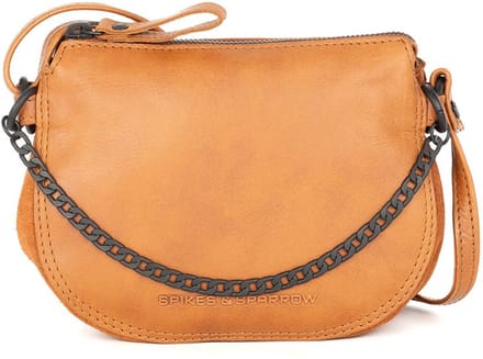 Leren Mini Crossbodytas - Delaine - Brandy