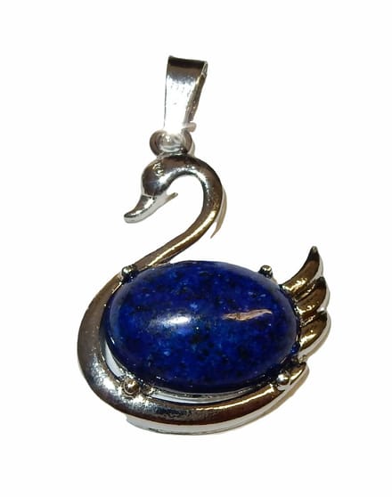 Lapis Lazuli Zwaan Hanger