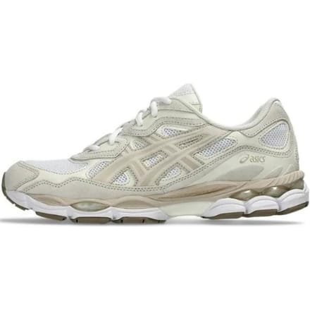 ASICS Gel NYC White Feather Grey Unisex Sneakers Cream 1203A663-102 44.5 white