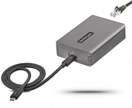 Thunderbolt 3 naar Ethernet Adapter - 10GbE Multi-Gigabit RJ45 Netwerkadapter voor Windows/Mac
