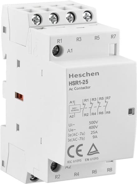Dailygoody Huishoudelijke Ac Schakelaar - 4 Pool - 35mm Rail Mount