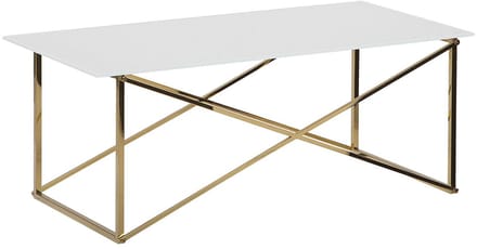 EMPORIA - Salontafel - Wit - Veiligheidsglas