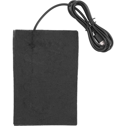 Verwarmingskussen 10x15cm 60 graden Temperatuur Snelle Verwarming Opvouwbare Doek USB DC 5V voor Thuis Kantoor black