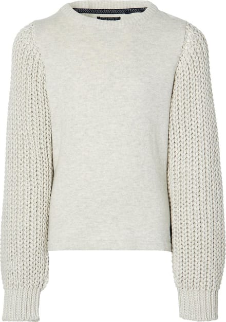 Levv sweater Kelsey grijs voor meisjes - maat 140