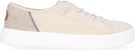 HEYDUDE Cody Craft Linen Heren Sneakers White