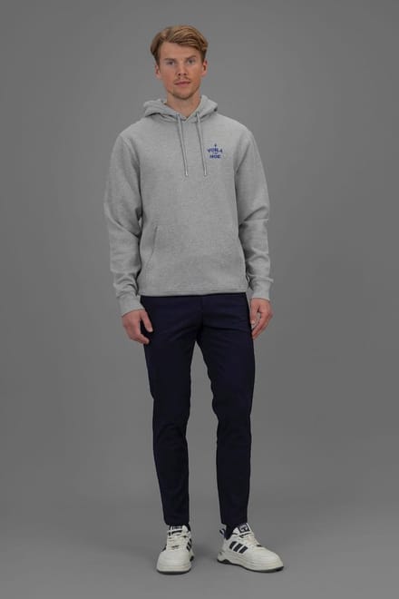 Laurent Vergne - Sweater - Hoodie - Grijs - Maat M