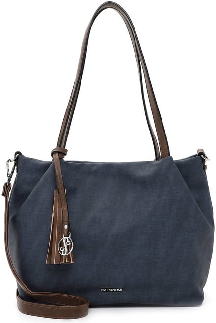 EMILY & NOAH Shopper E&N Elke ( 62791 ) - Dames handtassen - blue/taupe 509