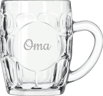 Gegraveerde Bierpul 55cl Oma