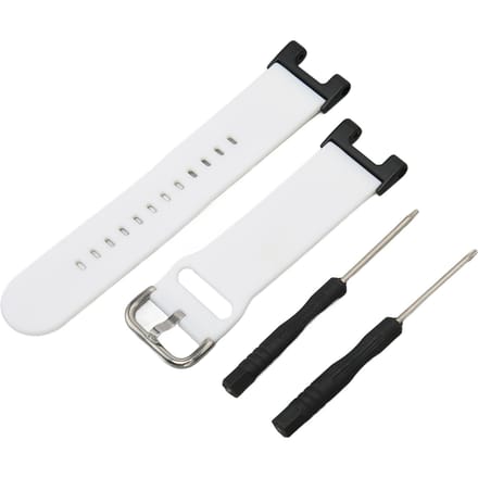 Bracelet de Montre Connectée en Silicone Couleur Unie pour Amazfit TRex TRex Pro white