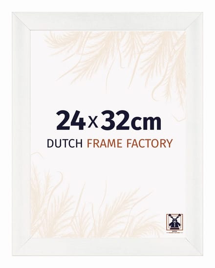Fotolijst 24x32 cm - MDF - Wit Geveegd - Praag