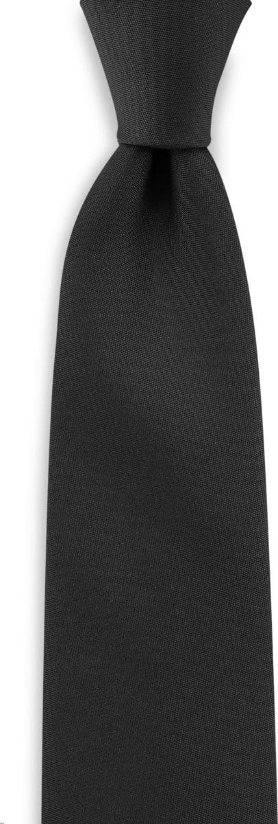 JB Collection - Stropdassen - stropdas zwart smal - zwart