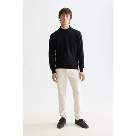 Scotch & Soda Core - Dropped Shoulder Mock Neck Pullover Black Taglia: M | Maglioni a maglia Outlet | Uomo | Nero