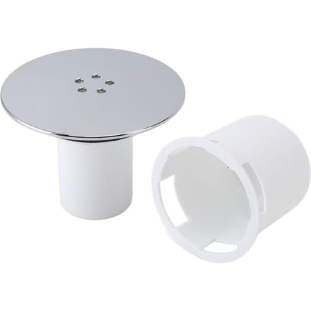 Douchevloerafvoer Multifunctioneel Modern Stijlvol Geurbestendig Badkamervloerafvoer met Haarvanger voor Badkamer white