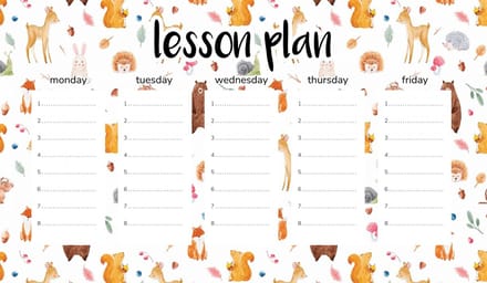 Wallvy - Magnetisch Lesrooster - Kinderen - 30x17,5CM - Dieren