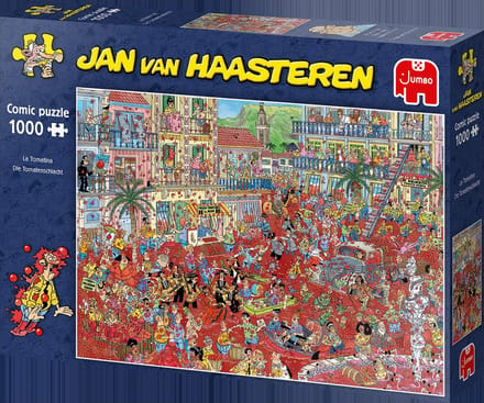 Jan van Haasteren La Tomatina puzzel - 1000 stukjes
