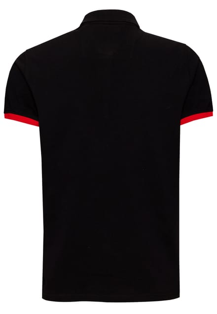 Contrast Polo Piqué Shirt Normale Pasvorm