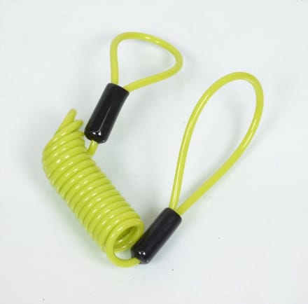 Herinneringskoord slot Lock Force 120cm Nieuw voor motor scooter 50