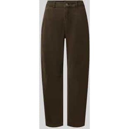 barrel fit corduroy broek van katoenmix