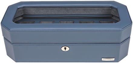WINDROSE sieradendoos Tempora Watch Box Blue donkerblauw