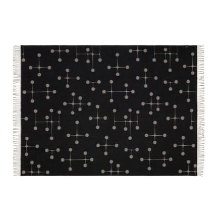 Vitra - Eames wollen deken - Dot Pattern - zwart - 4 - 6 Wochen