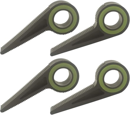 Deurstop Wig - Deurvanger Rubber - Bescherming Deurpanelen - Zachte Rubber Constructie - 4 Stuks - Zwart