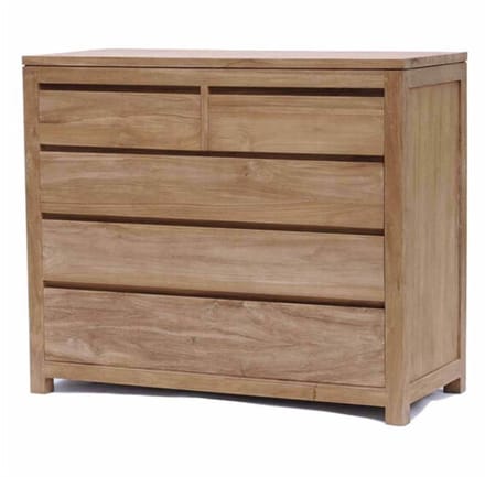 Tower Living Ladekast Corona teakhout 110x95 cm - Dressoir