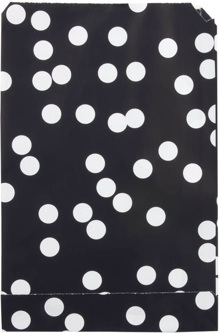 200x Papieren Zakjes Dots 17x25cm