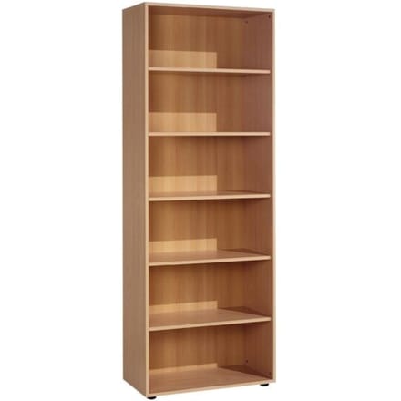 PALENQUE boekenkast, 6 OH, B 800 x D 400 x H 2160 mm, beukendecor