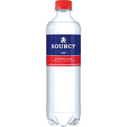 Water Sourcy rood petfles 500ml