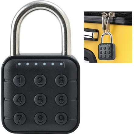 6-cijferig cijferslot Elektronisch combinatieslot IP67 Waterdicht hangslot voor Bagage Locker Kast gray