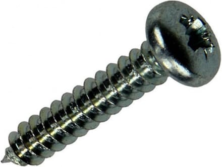 12x SAM Zelftappende schroef cyl. kop 4.8x25mm C1 816038