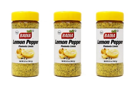 Badia Spices | Lemon Pepper | Citroenpeper | 3 x 184.3 gram | Multipack | Voordeelbundel