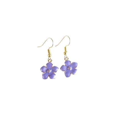 2 Love it Daisy Lila - Oorbellen - Meisjes - Lengte: 3.3 cm