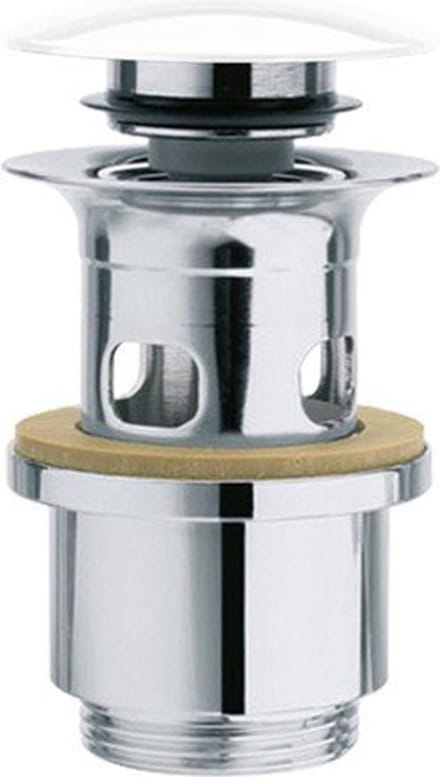 Nemo Go afvoerplug met overloop 5/4" chroom