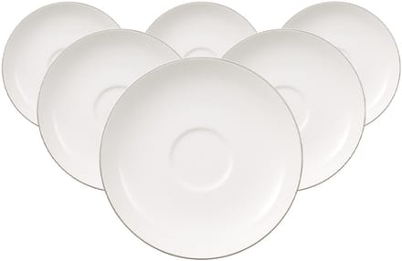 Untertassen Anmut Platinum No.1 ø 15 cm Set van 6