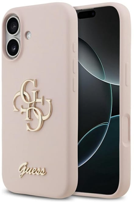 Guess Siliconen Hoesje Groot 4G Script Voor Iphone 17 Met Bescherming En Elegant
