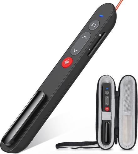 Draadloze Presentatie Clicker met Hyperlink en Volumeregeling voor PowerPoint, Mac, Laptop en Google Slides