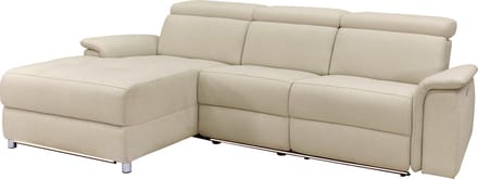 Pareli-Sofa - 3-zits Links - Handmatig - Zand